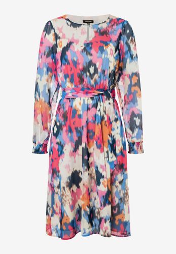 MORE & MORE Chiffonkleid mit abstraktem Print Frühjahrs-Kollektion 42