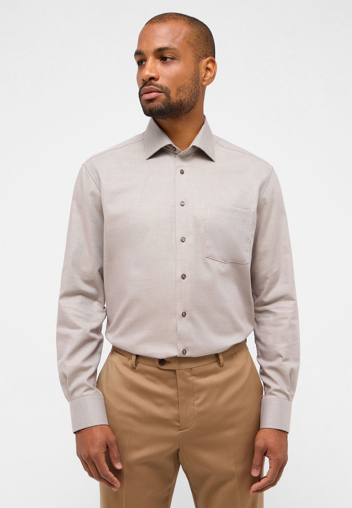 ETERNA Hemd Twill Langarm