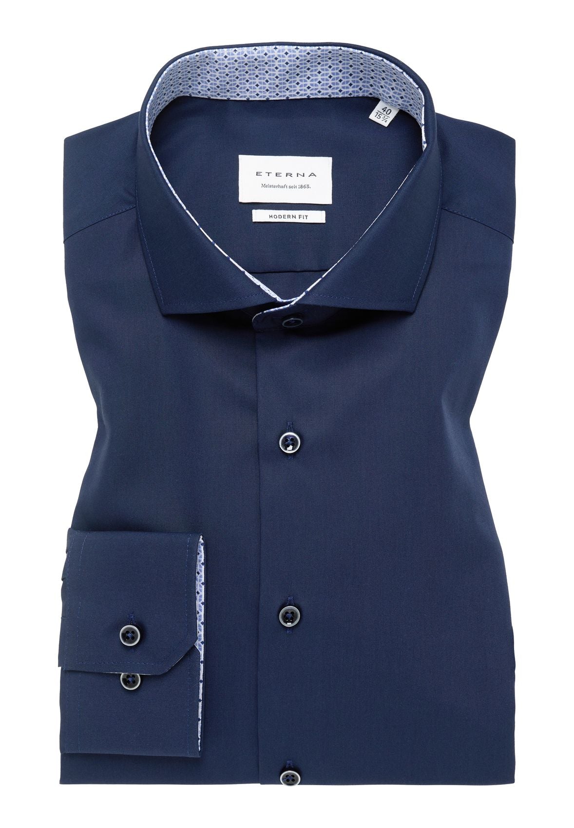 ETERNA Original Shirt Popeline super langer Arm (72 cm) 39 Langarm - 65cm