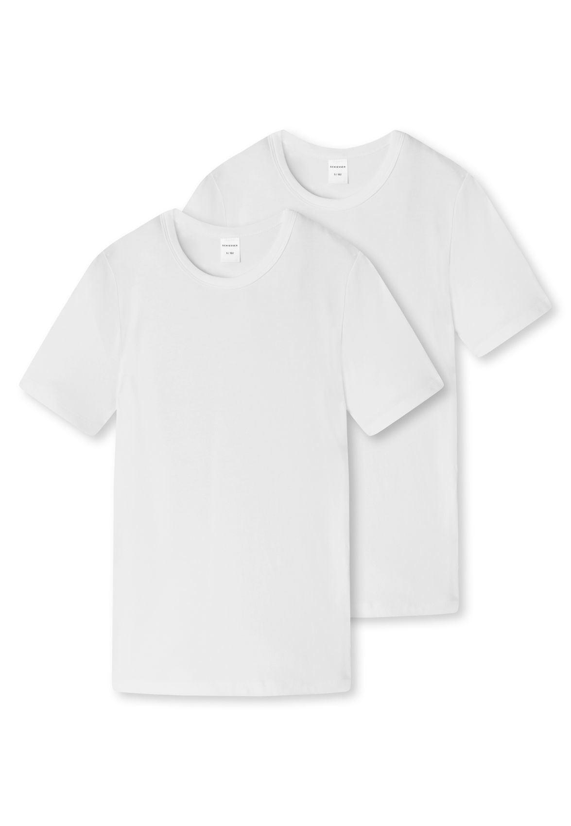 SCHIESSER T-Shirt mit Rundhalsausschnitt, Doppelpack