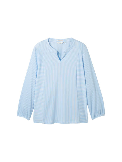 TOM TAILOR Plus Size - Blusenshirt mit Streifenmuster 46