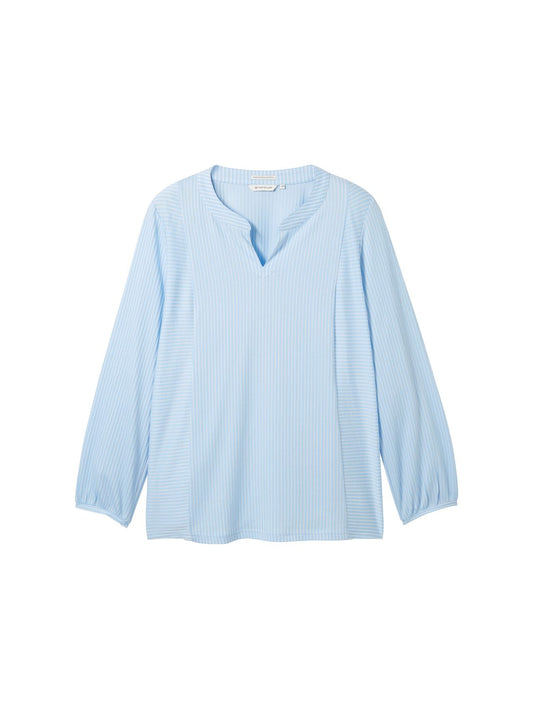 TOM TAILOR Plus Size - Blusenshirt mit Streifenmuster 46
