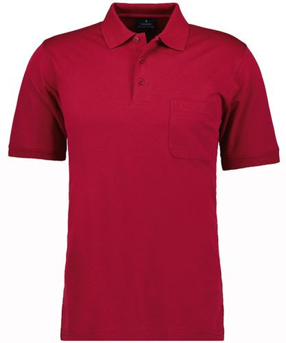 RAGMAN Softknit-Polo mit Brusttasche, kurzarm 4XL