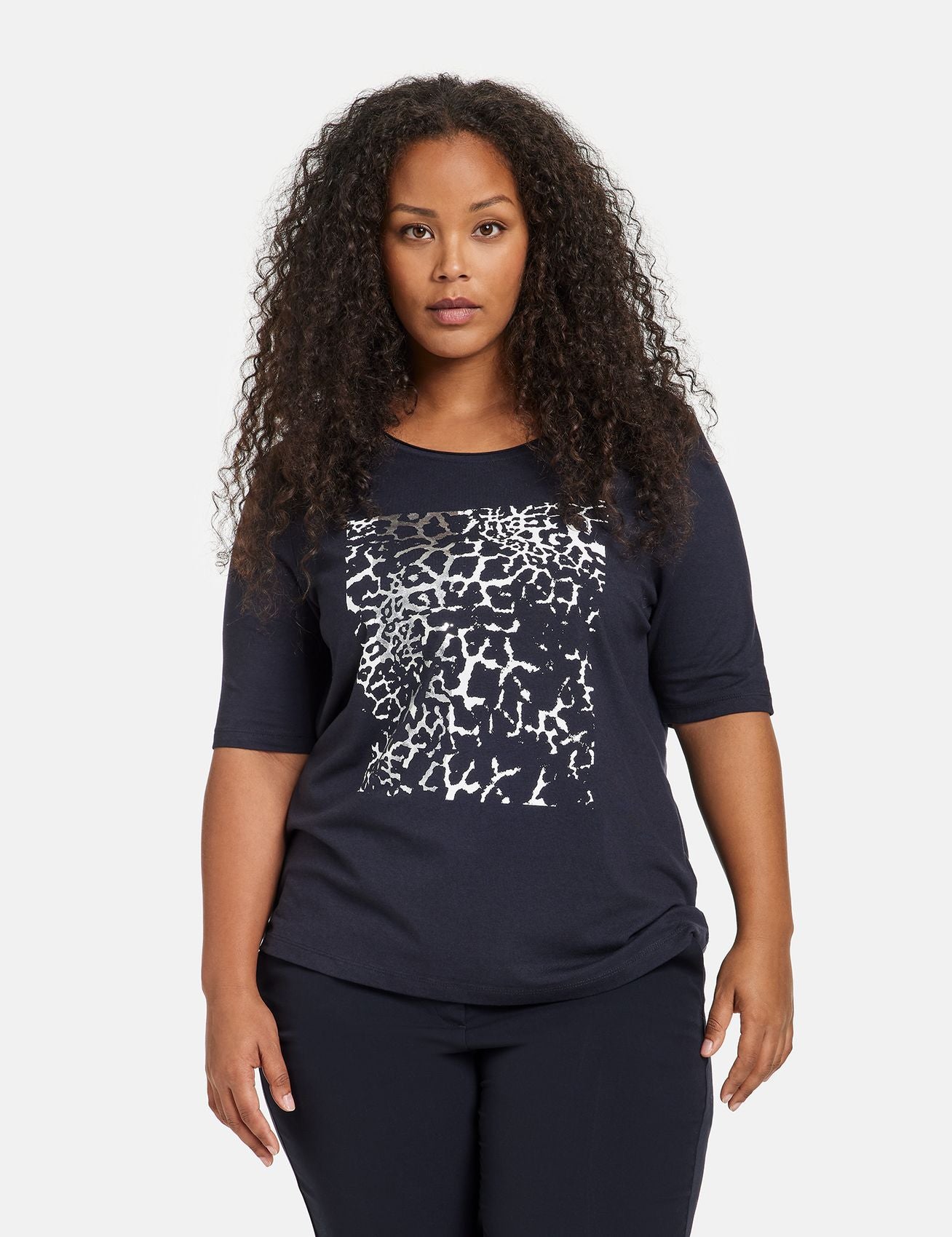 Halbarmshirt mit Frontprint