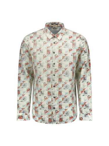 NO EXCESS NO EXCESS Shirt Allover Printed With Linen XXL