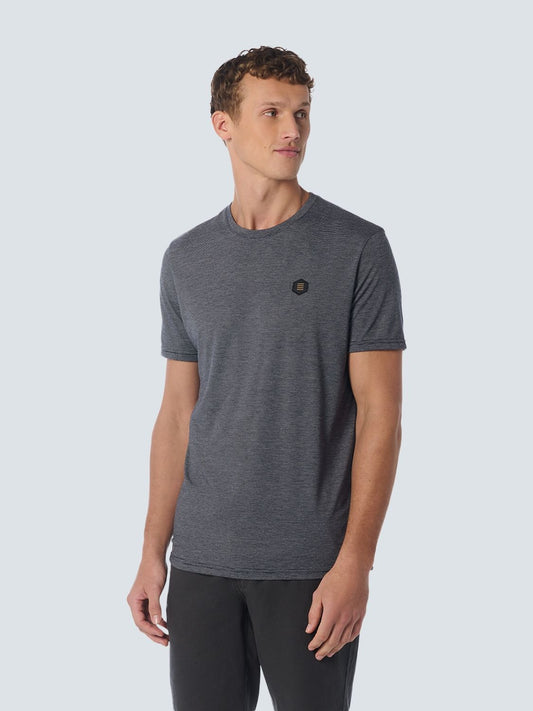 NO EXCESS NO EXCESS T-Shirt Crewneck 2 Coloured Stripes XXL