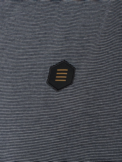 NO EXCESS NO EXCESS T-Shirt Crewneck 2 Coloured Stripes