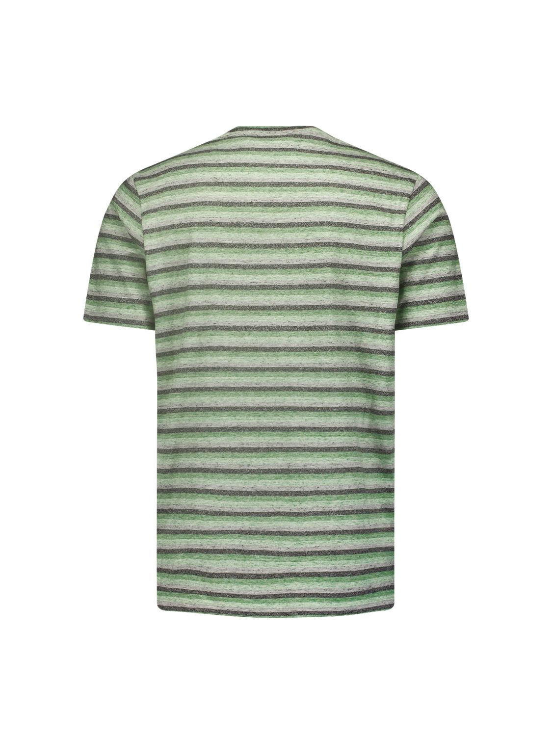 NO EXCESS NO EXCESS T-Shirt Crewneck Melange Stripes