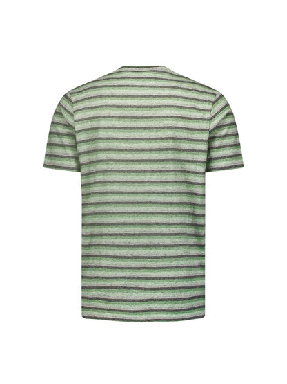 NO EXCESS NO EXCESS T-Shirt Crewneck Melange Stripes