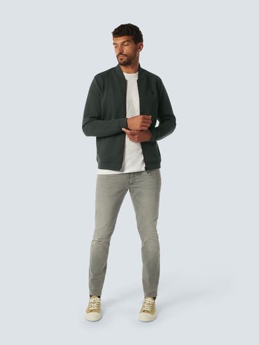 NO EXCESS Sweater Full Zipper Pique Bomber