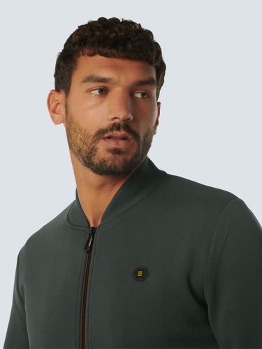 NO EXCESS Sweater Full Zipper Pique Bomber