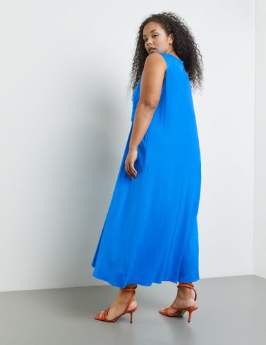 SAMOON Langes Kleid mit seitlicher Raffung