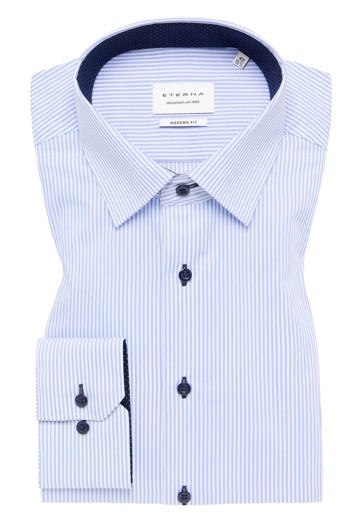 ETERNA Hemd Twill Langarm 48 Langarm - 72cm