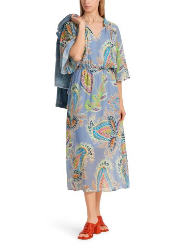 MARC CAIN Kleid mit stilisiertem Paisley-Print