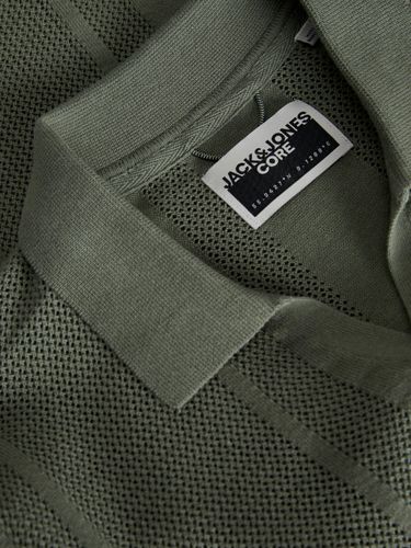 JACK & JONES JACK&JONES JCOAIRY KNIT SPLIT NECK POLO SS