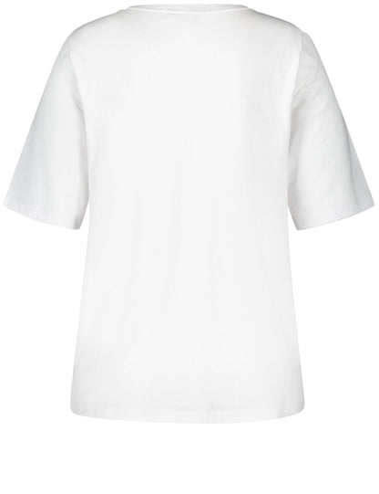 SAMOON T-Shirt mit Frontprint