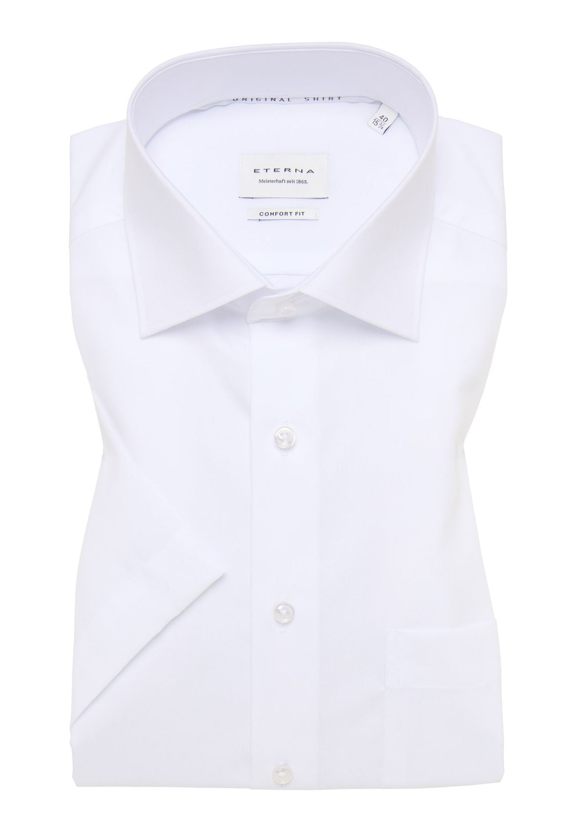 ETERNA Original Shirt Popeline Kurzarm 40 Kurzarm