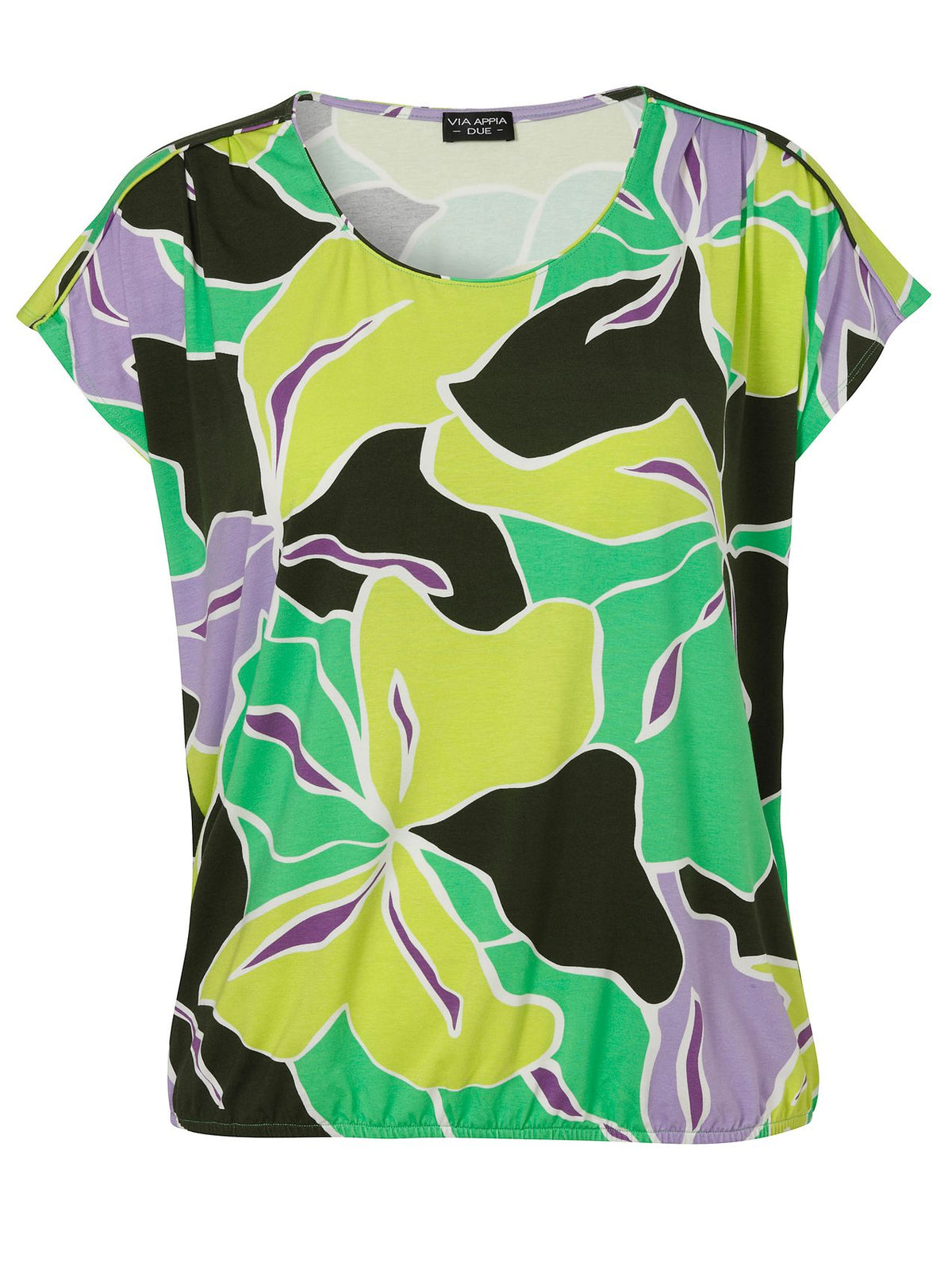VIA APPIA T-Shirt Rundhals 1/2 Arm Druck 54