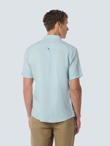 Shirt Short Sleeve Linen Solid
