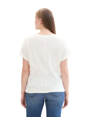 Plus Size - Lockeres Strick T-Shirt mit Print