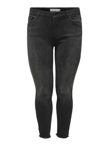 ONLY CARMAKOMA CARWILLY REG ANK SKINNY JEANS BLACK NOOS 32