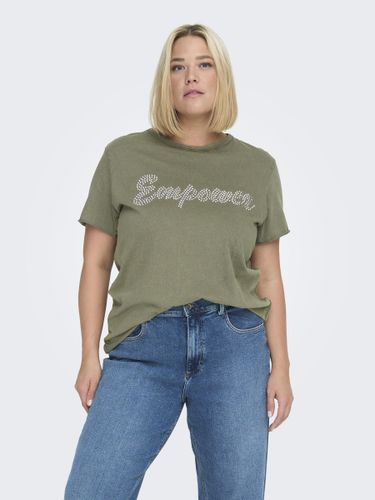 ONLY CARMAKOMA CARMIKO STUD SS REG TEE JRS