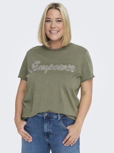 ONLY CARMAKOMA CARMIKO STUD SS REG TEE JRS