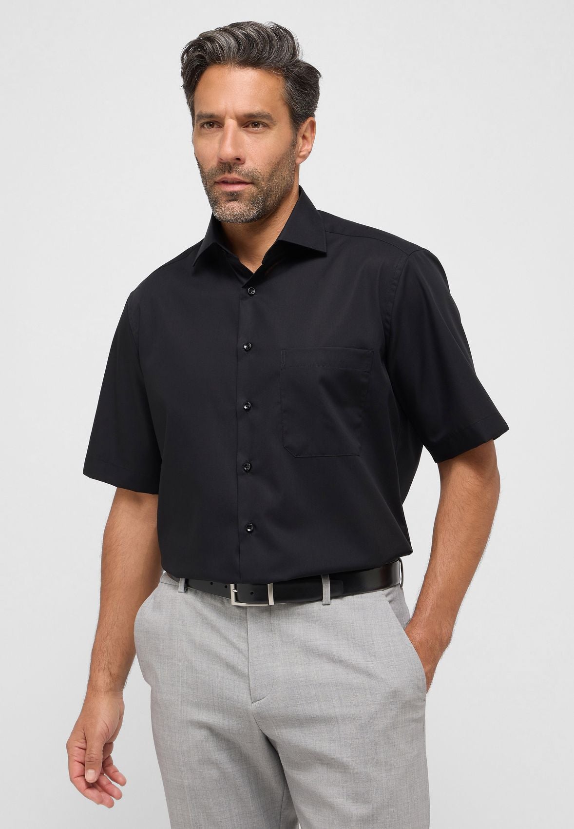 ETERNA Original Shirt Popeline Kurzarm